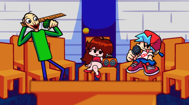 FNF Baldi Funtime rhythm battle screenshot